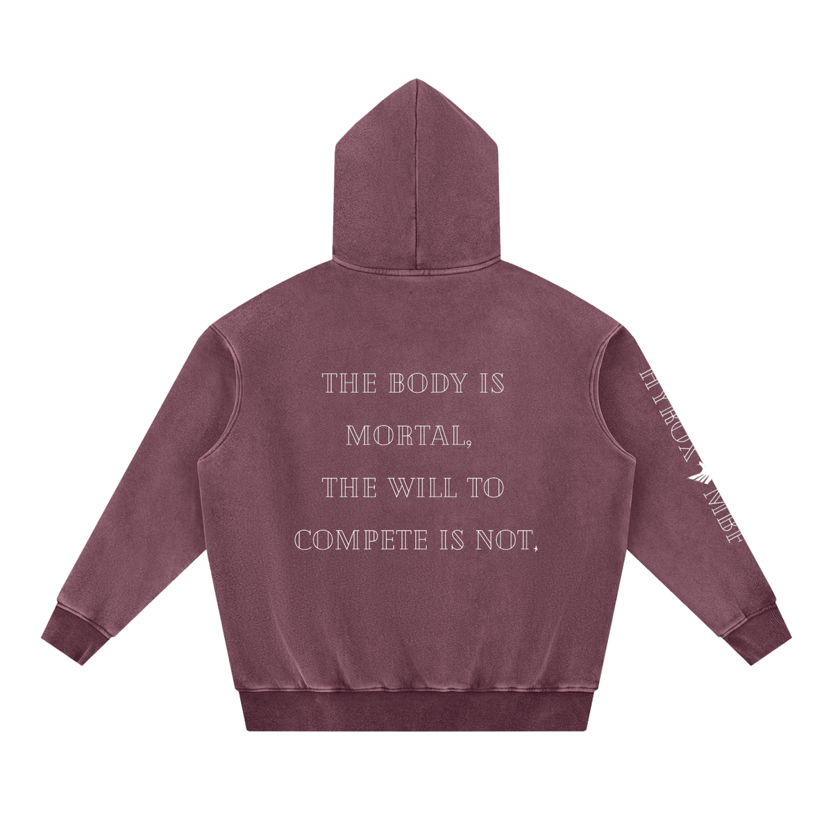 Snow Wash Fleece Oversize Hoodie