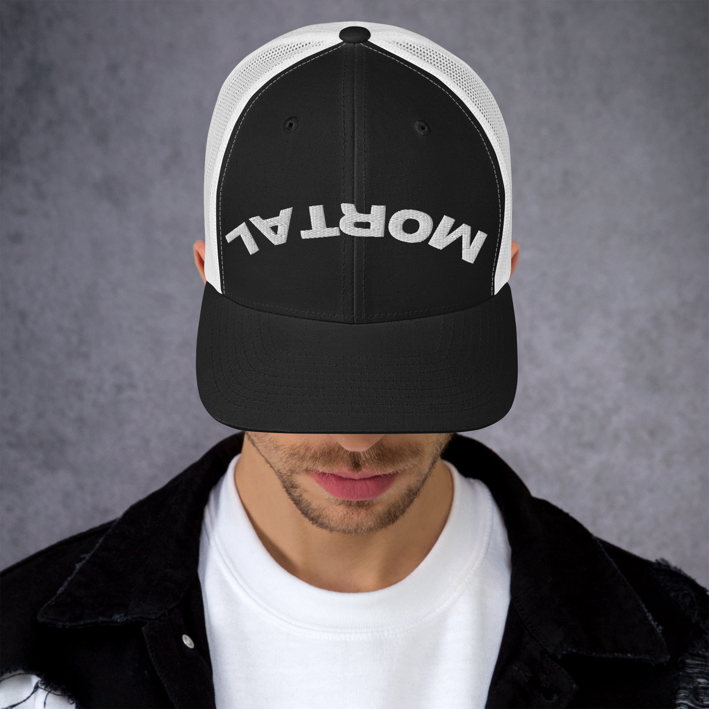 Trucker Cap Flipped Text