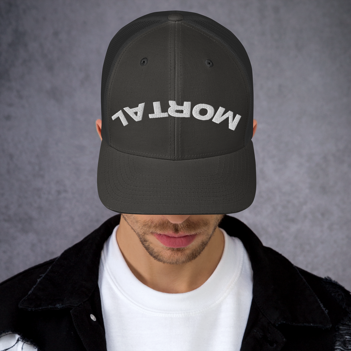 Trucker Cap Flipped Text