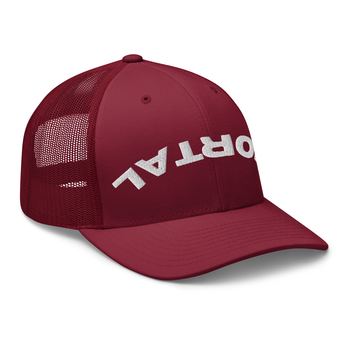 Trucker Cap Flipped Text
