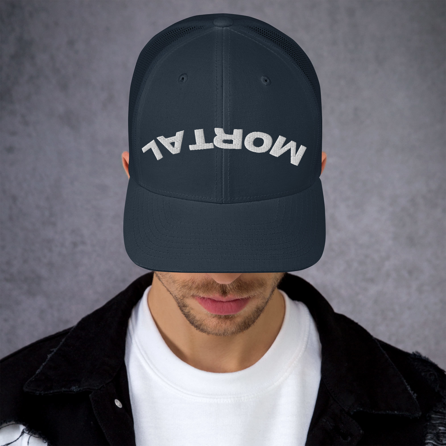 Trucker Cap Flipped Text