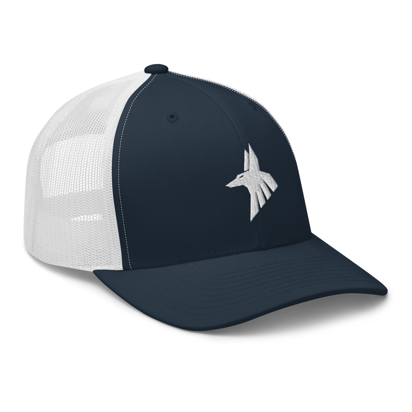 Trucker Cap White Logo