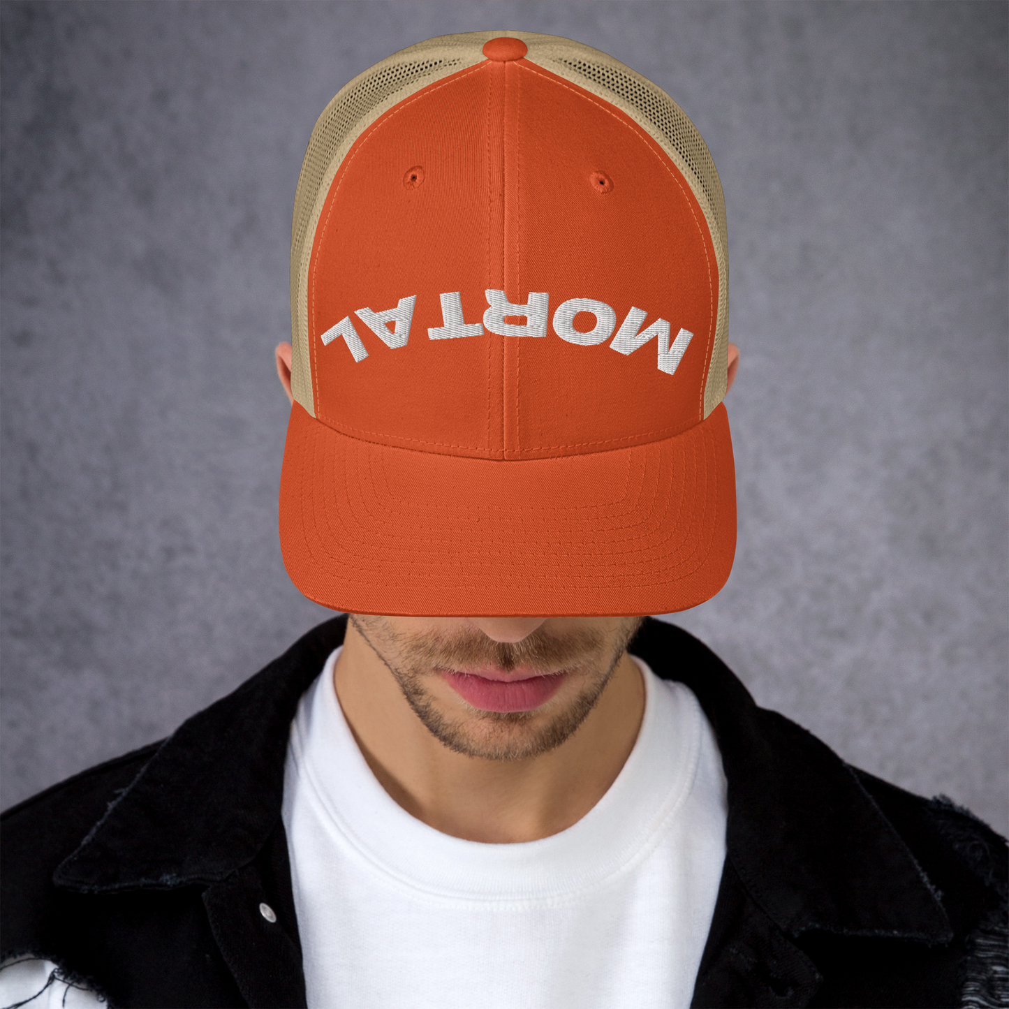 Trucker Cap Flipped Text