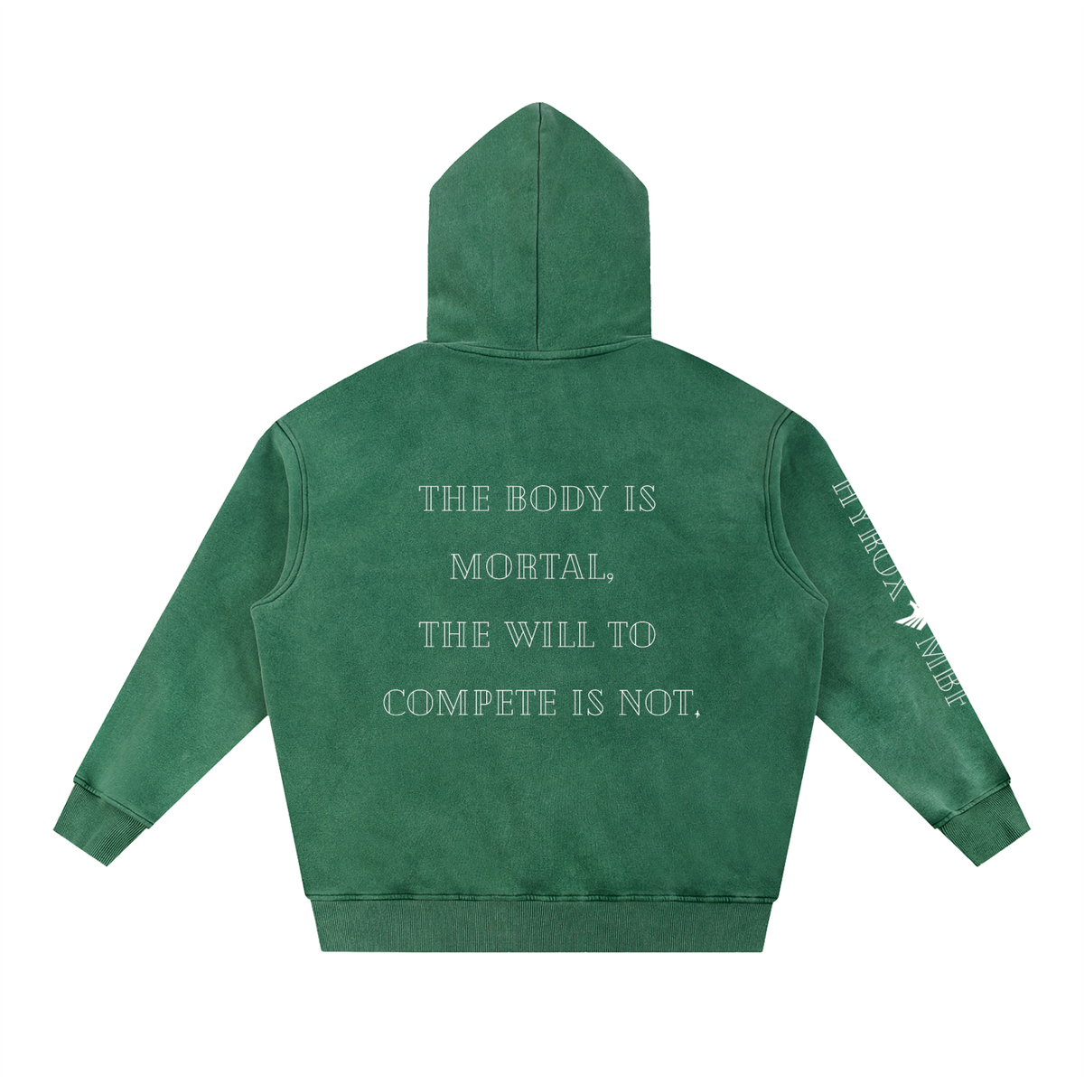 Snow Wash Fleece Oversize Hoodie