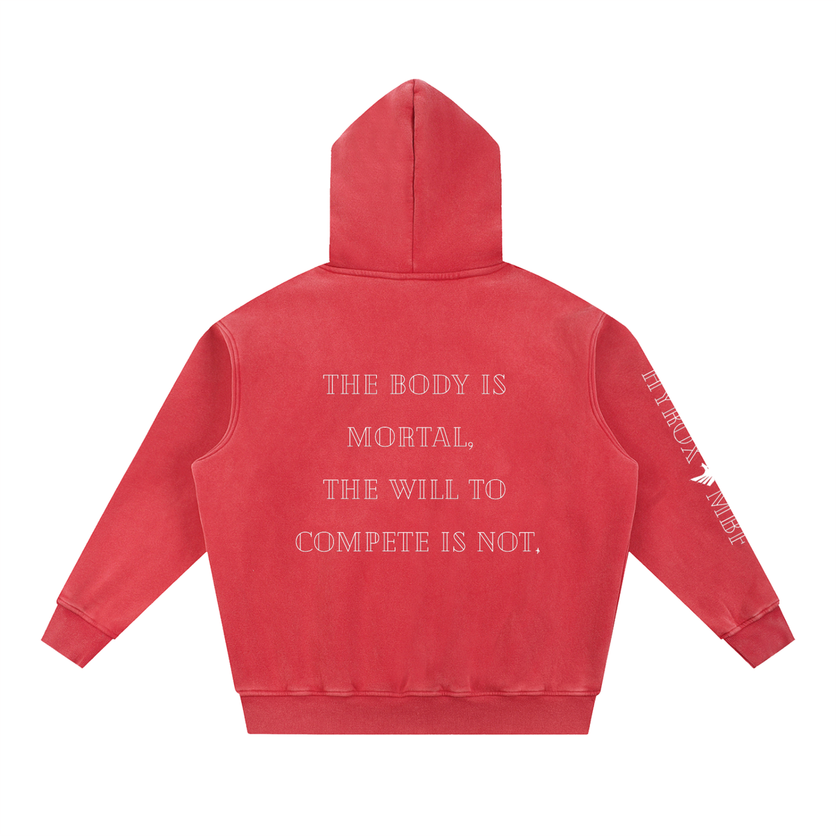 Snow Wash Fleece Oversize Hoodie