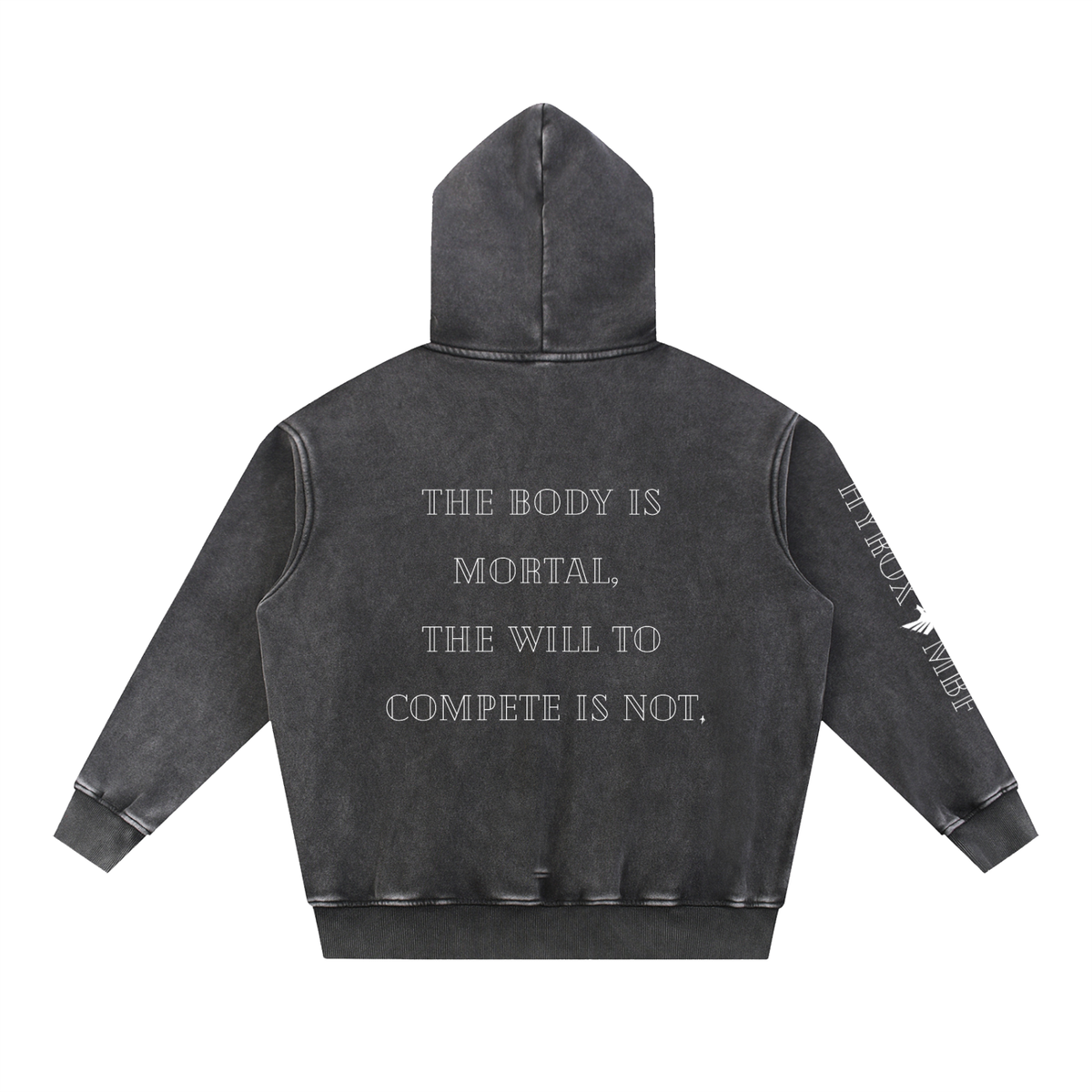 Snow Wash Fleece Oversize Hoodie