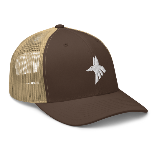 Trucker Cap White Logo