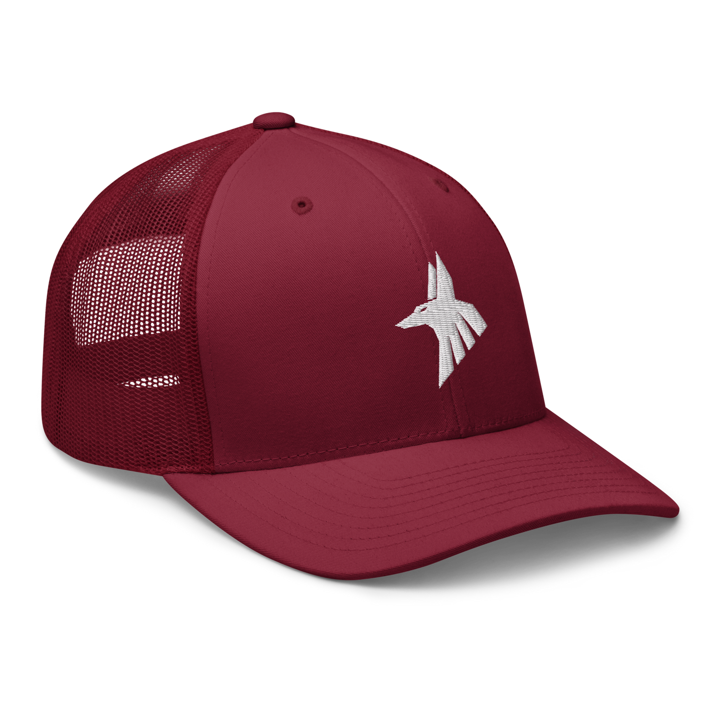 Trucker Cap White Logo
