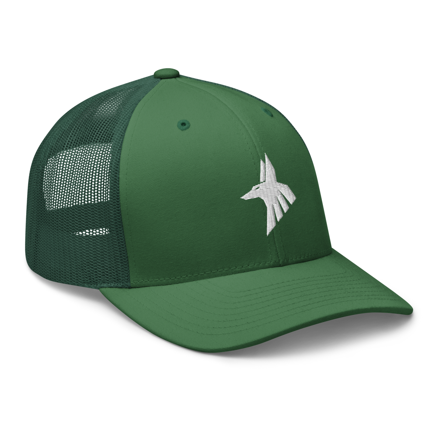 Trucker Cap White Logo