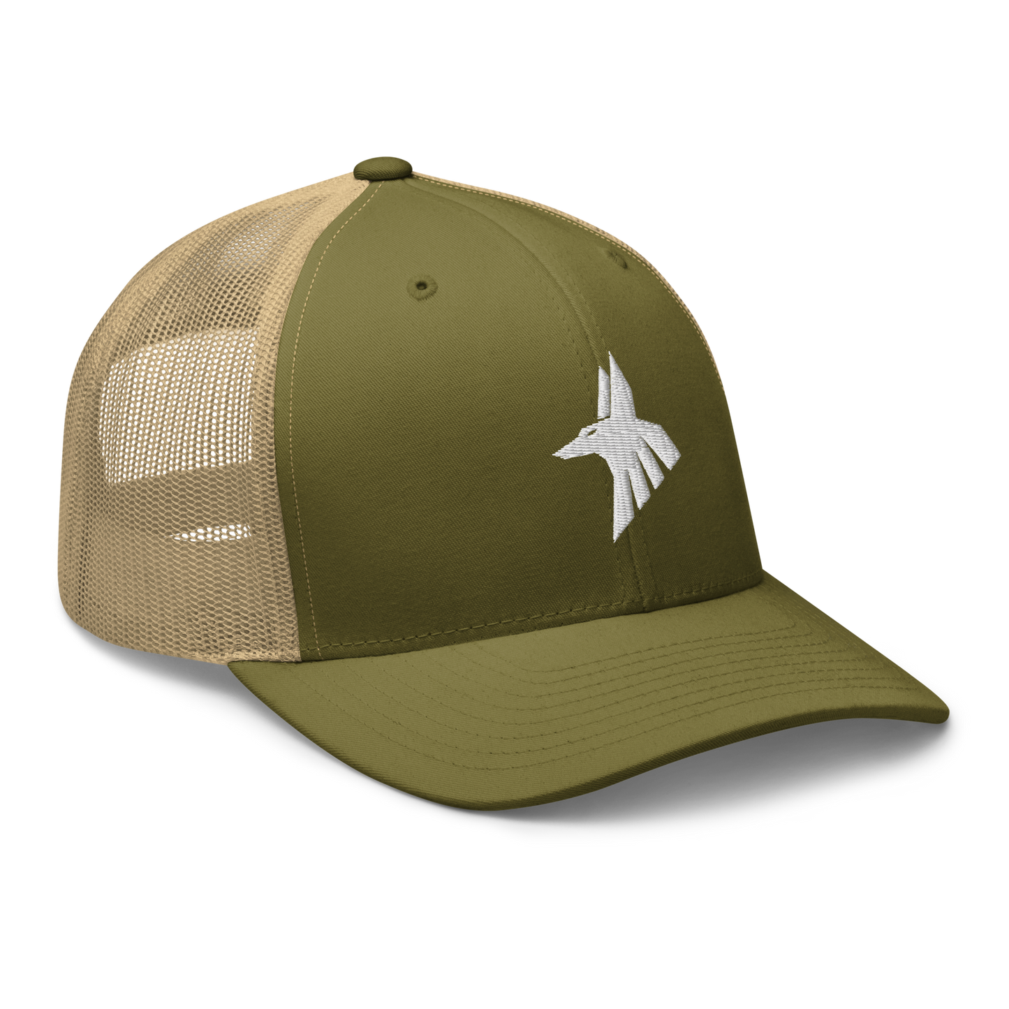 Trucker Cap White Logo