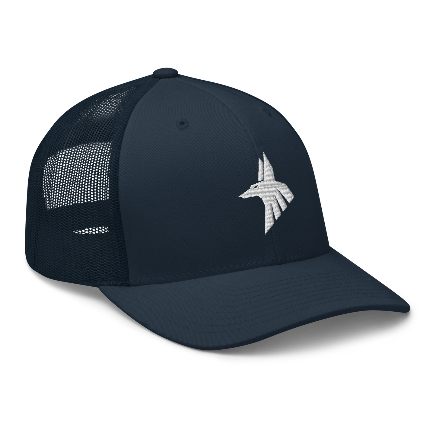 Trucker Cap White Logo
