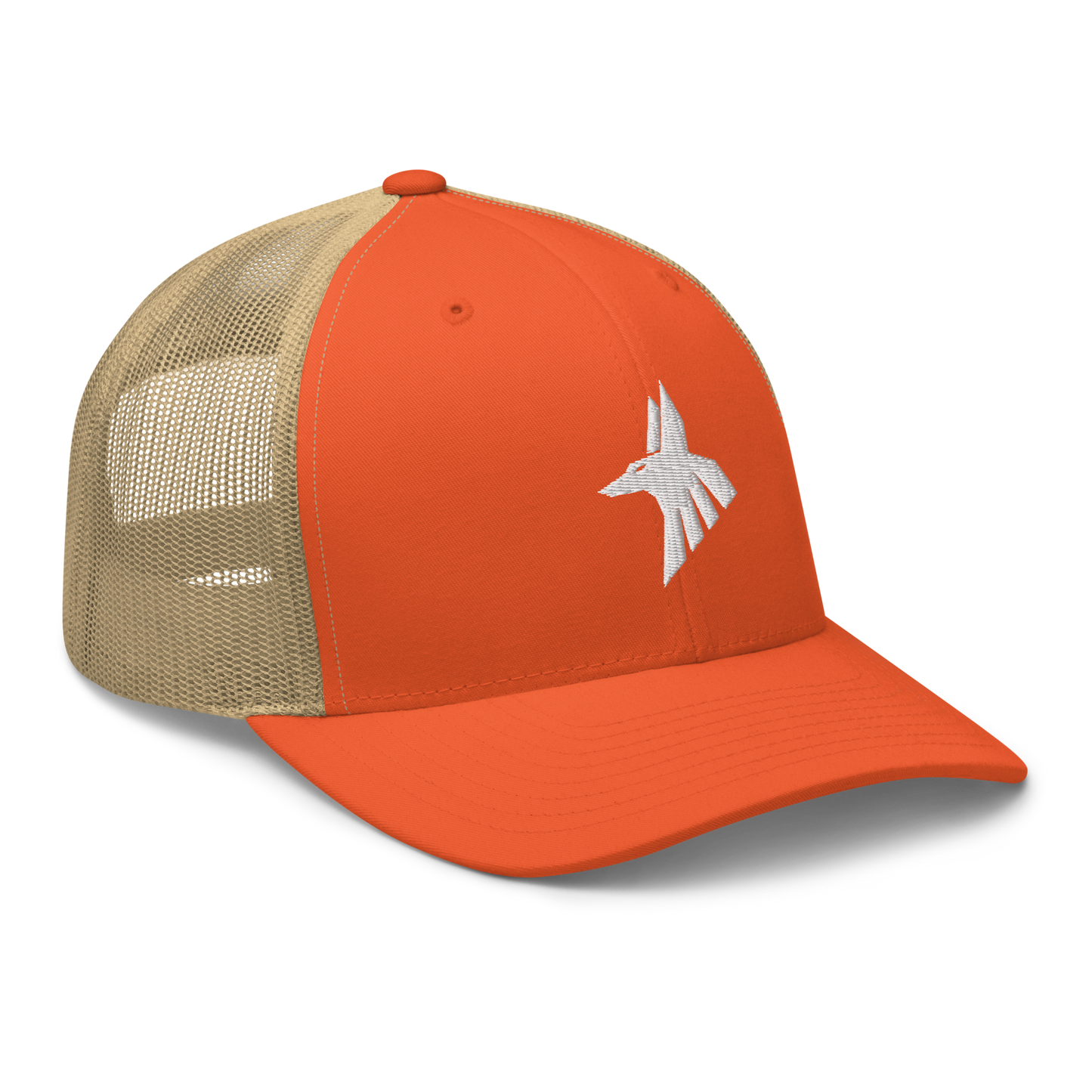 Trucker Cap White Logo